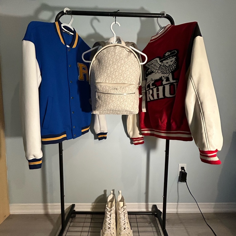 White Dior Rider Oblique Backpack - Picture 2 of 9